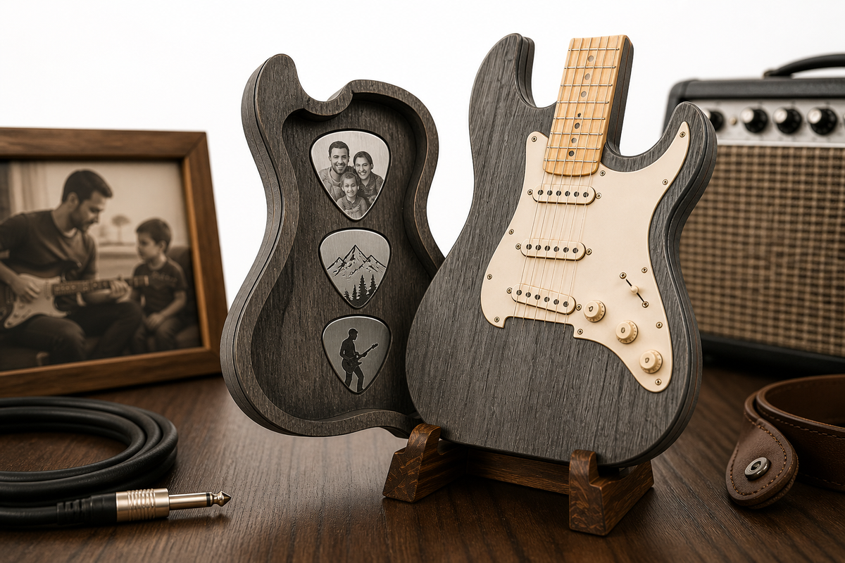 Why a Custom Guitar Pick Box is the Only Father’s Day Gift He’ll Actually Keep