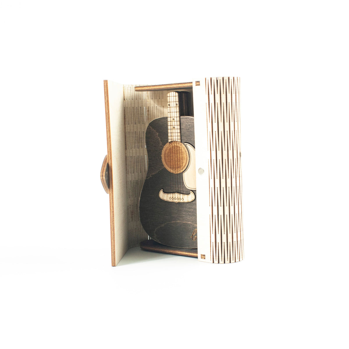 Fender Acoustic Guitar-Shaped Box For Picks (Grey)