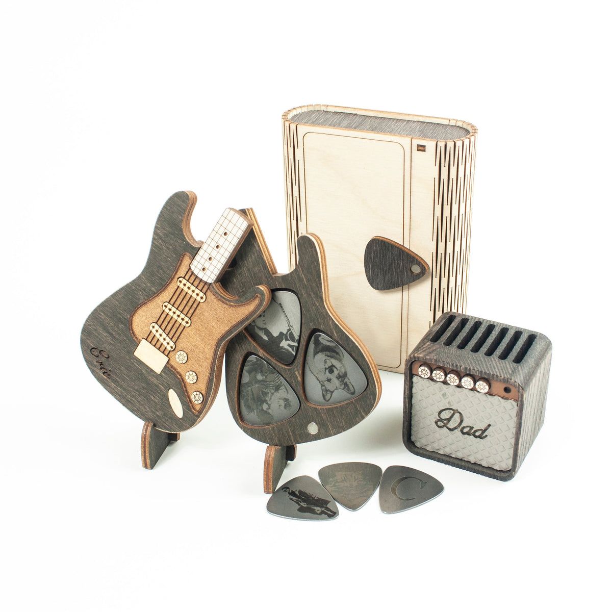 #set__Stratocaster Grey + Gift Box