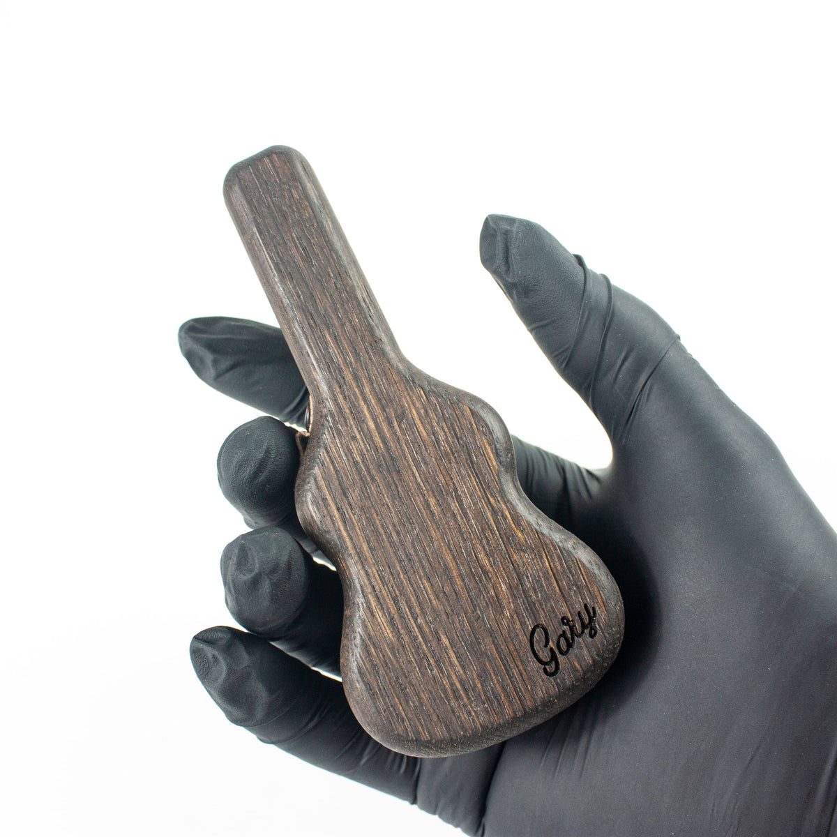 Pure Wood Guitar-Shaped Box For Picks