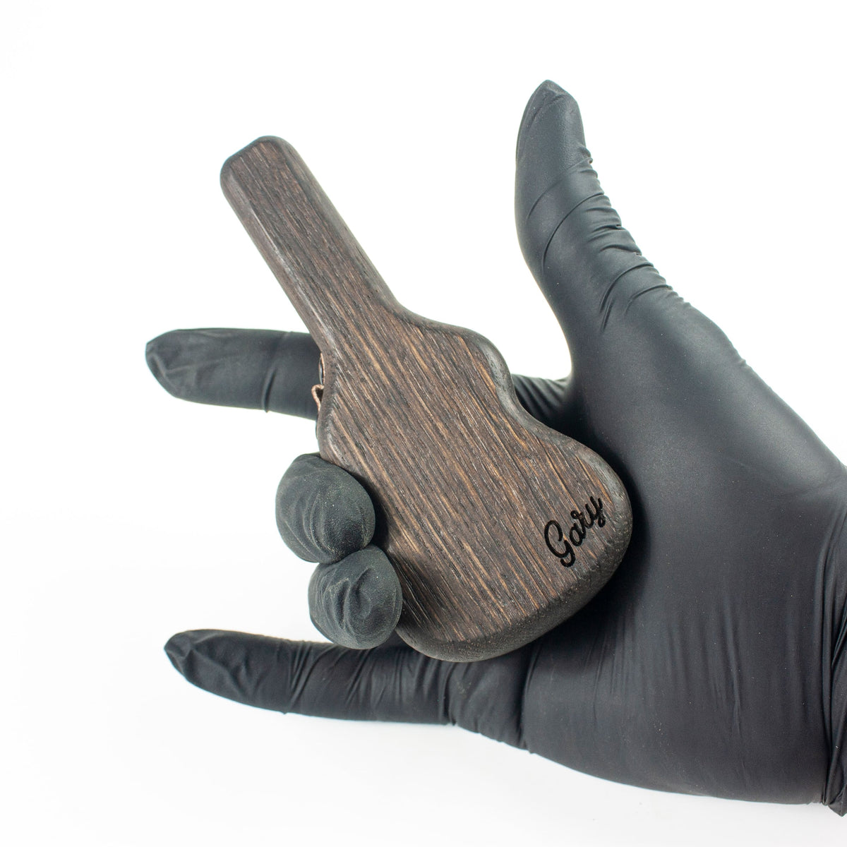 Pure Wood Guitar-Shaped Box For Picks
